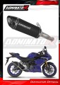 scarico silenziatore DOMINATOR HP8 nero adatto alla moto Yamaha YZF-R3 2025 - 2026 2