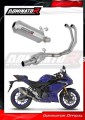impianto di scarico completo con silenziatore DOMINATOR Full System OV G2 adatto alla moto Yamaha YZF-R3 2025 - 2026 2