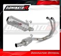 impianto di scarico completo con silenziatore DOMINATOR Full System OV G2 adatto alla moto Yamaha YZF-R3 2025 - 2026 3
