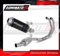 impianto di scarico completo con silenziatore DOMINATOR Full System OV G2 nero adatto alla moto Yamaha YZF-R3 2025 - 2026 3