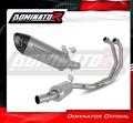 impianto di scarico completo con silenziatore DOMINATOR Full System titanio HP8 adatto alla moto Yamaha YZF-R3 2025 - 2026 3