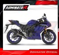 impianto di scarico completo con silenziatore DOMINATOR Full System HP8 nero adatto alla moto Yamaha YZF-R3 2025 - 2026 5