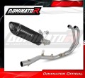 impianto di scarico completo con silenziatore DOMINATOR Full System HP8 nero adatto alla moto Yamaha YZF-R3 2025 - 2026 3