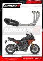 impianto di scarico completo con silenziatore DOMINATOR Full System HP8 nero adatto alla moto Yamaha MT 09 Tracer 900 / GT 2015 - 2020 2