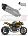 scarico silenziatore DOMINATOR titanio HP8 adatto alla moto Triumph Speed Triple 1200 RS / RR 2021 - 2024