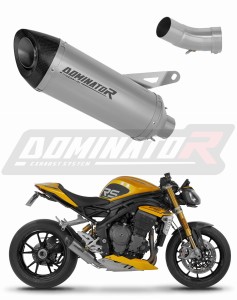 Triumph Speed Triple 1200 RS / RR 2021 - 2024 Terminale di Scarico Marmitta Silenziatore Titanio HP8 + dB killer