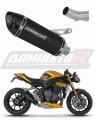 scarico silenziatore DOMINATOR HP8 nero adatto alla moto Triumph Speed Triple 1200 RS / RR 2021 - 2024
