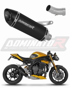 Triumph Speed Triple 1200 RS / RR 2021 - 2024 Terminale di Scarico Marmitta Silenziatore HP8 NERO + dB killer