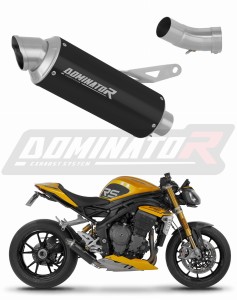 Triumph Speed Triple 1200 RS / RR 2021 - 2024 Terminale di Scarico Marmitta Silenziatore GPF NERO + dB killer