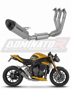 Triumph Speed Triple 1200 RS / RR 2021 - 2024 Impianto di scarico Collettori Marmitta Silenziatore Titanio HP8 + dB killer