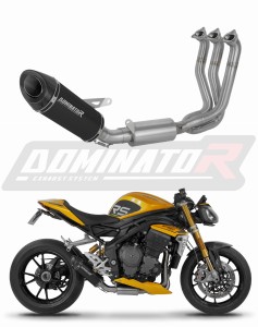 Triumph Speed Triple 1200 RS / RR 2021 - 2024 Impianto di scarico Collettori Marmitta Silenziatore HP8 NERO + dB killer