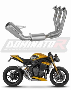 Triumph Speed Triple 1200 RS / RR 2021 - 2024 Impianto di scarico Collettori Marmitta Silenziatore GPS + dB killer
