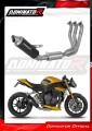 impianto di scarico completo con silenziatore DOMINATOR Full System GPF nero adatto alla moto Triumph Speed Triple 1200 RS / RR 2021 - 2024 2