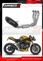 impianto di scarico completo con silenziatore DOMINATOR Full System HP8 nero adatto alla moto Triumph Speed Triple 1200 RS / RR 2021 - 2024 2