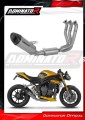 impianto di scarico completo con silenziatore DOMINATOR Full System titanio HP8 adatto alla moto Triumph Speed Triple 1200 RS / RR 2021 - 2024 2