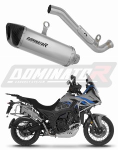 Zontes 703F 2025 - 2026 Terminale di Scarico Marmitta Silenziatore Titanio HP6 + dB killer