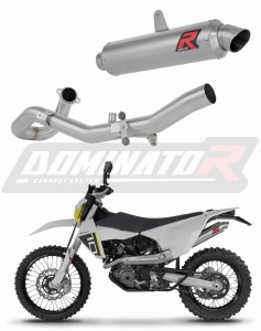 Husqvarna 701 Supermoto SM 2026 Impianto di scarico Collettori Marmitta Silenziatore GPF + dB killer