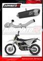 impianto di scarico completo con silenziatore DOMINATOR Full System S6 nero adatto alla moto Husqvarna 701 Supermoto SM 2026  2