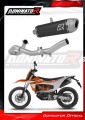 impianto di scarico completo con silenziatore DOMINATOR Full System S6 nero adatto alla moto KTM 690 SMC-R 2026  2