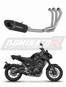Yamaha MT-09 2013 - 2016 Impianto di scarico Collettori Marmitta Silenziatore HP8 NERO + dB killer
