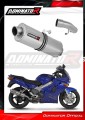 scarico silenziatore DOMINATOR ovale adatto alla moto Honda VFR 800 Fi 1998 - 2001 2
