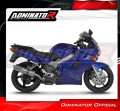 scarico silenziatore DOMINATOR ovale adatto alla moto Honda VFR 800 Fi 1998 - 2001 5