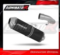 scarico silenziatore DOMINATOR OVR nero adatto alla moto Honda VFR 800 Fi 1998 - 2001 3