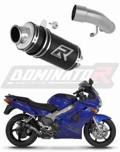 Honda VFR 800 Fi 1998 - 2001 Terminale di Scarico Marmitta Silenziatore GP1 NERO + dB killer