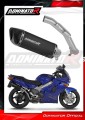 scarico silenziatore DOMINATOR HP6 nero adatto alla moto Honda VFR 800 Fi 1998 - 2001 2