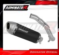 scarico silenziatore DOMINATOR S6 nero adatto alla moto Honda VFR 800 Fi 1998 - 2001 3