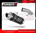 scarico silenziatore DOMINATOR GP1 nero adatto alla moto Honda VFR 800 Fi 1998 - 2001 3