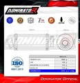 scarico silenziatore DOMINATOR GP1 nero adatto alla moto Honda VFR 800 Fi 1998 - 2001 6