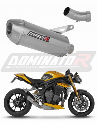 exhaust muffler DOMINATOR S3 fits to Triumph Speed Triple 1200 RS / RR 2021  2024