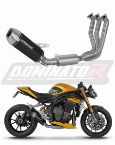 Triumph Speed Triple 1200 RS / RR 2021 - 2024 Impianto di scarico Collettori Marmitta Silenziatore S3 BLACK + dB killer