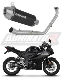 Yamaha YZF R125 2024 - 2026 (Euro 5+) Impianto di scarico Collettori Marmitta Silenziatore S3 BLACK + dB killer