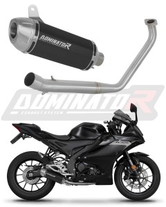 Yamaha YZF R125 2019 - 2020 Impianto di scarico Collettori Marmitta Silenziatore S3 BLACK + dB killer