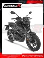 complete exhaust system with muffler DOMINATOR Full System S3 BLACK fits to Yamaha MT 125 2021  2024 6