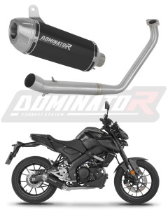 Yamaha MT 125 2020 Impianto di scarico Collettori Marmitta Silenziatore S3 BLACK + dB killer