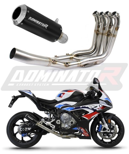 impianto di scarico completo con silenziatore DOMINATOR Full System GP nero adatto alla moto BMW M1000RR 2020 - 2024 2