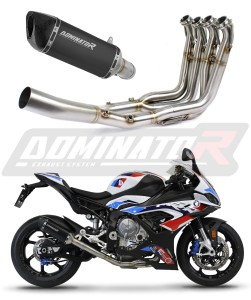 BMW M1000RR 2020 - 2024 Impianto di scarico Collettori Marmitta Silenziatore HP6 NERO + dB killer medium