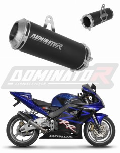 Honda CBR 954 2002 - 2003 Terminale di Scarico Marmitta Silenziatore GP NERO + dB killer
