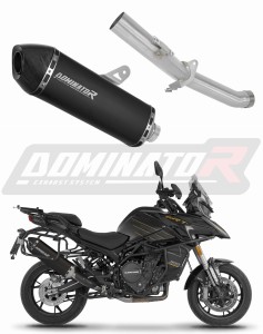 QJMOTOR SRT 900 S / SX 2025 - 2026 Terminale di Scarico Marmitta Silenziatore HP7 NERO + dB killer
