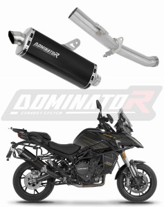 QJMOTOR SRT 900 S / SX 2025 - 2026 Terminale di Scarico Marmitta Silenziatore P7 NERO + dB killer