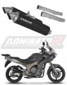 scarico silenziatore DOMINATOR GPF nero adatto alla moto Yamaha TDM 900 2002 - 2013