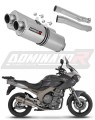 scarico silenziatore DOMINATOR ovale adatto alla moto Yamaha TDM 900 2002 - 2013