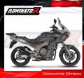 scarico silenziatore DOMINATOR GPF nero adatto alla moto Yamaha TDM 900 2002 - 2013 5