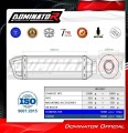 scarico silenziatore DOMINATOR HP1 adatto alla moto Yamaha TDM 900 2002 - 2013 6