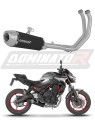 complete exhaust system with muffler DOMINATOR Full System S3 BLACK fits to Kawasaki Z650 2023  2026