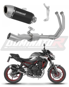 Kawasaki Z650 2023 - 2026 Impianto di scarico Collettori Marmitta Silenziatore S6 NERO + dB killer