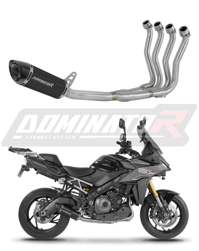 kompletny układ wydechowy z tłumikiem DOMINATOR Full System HP8 CZARNY pasujący do motocykla Suzuki GSX-S 1000 GX 2024